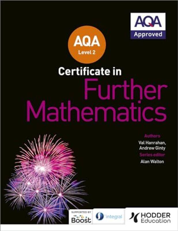 AQA Level 2 Certificate in Further Mathematics by Andrew GintyVal Hanrahan-Paperback
AQA Level 2 Certificate in Further Mathematics by Andrew GintyVal Hanrahan-Paperback