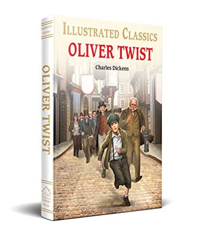 Oliver Twist : Illustrated Abridged Children Classics English Novel with Review Questions Hardback Hardcover by Charles Dickens
Oliver Twist : Illustrated Abridged Children Classics English Novel with Review Questions Hardback Hardcover by Charles Dickens