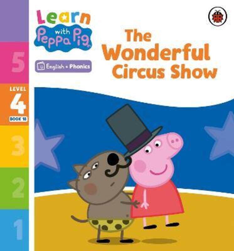 Learn with Peppa Phonics Level 4 Book 18 - The Wonderful Circus Show (Phonics Reader)
Learn with Peppa Phonics Level 4 Book 18 - The Wonderful Circus Show (Phonics Reader)