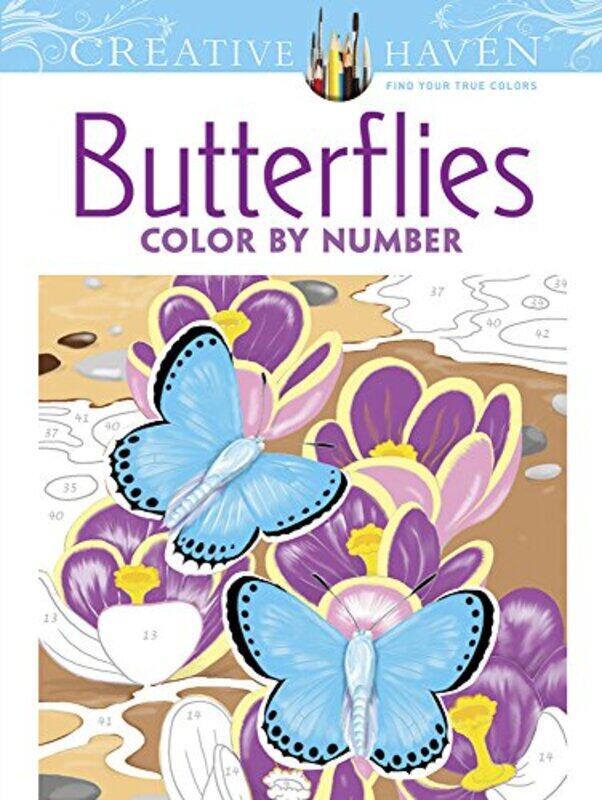 Creative Haven Butterflies Color by Number Coloring Book Paperback by Sovak, Jan
Creative Haven Butterflies Color by Number Coloring Book Paperback by Sovak, Jan