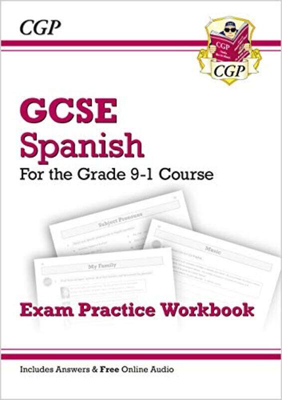 Gcse Spanish Exam Practice Workbook (Includes Answers & Free Online Audio) By Cgp Books - Cgp Books Paperback
Gcse Spanish Exam Practice Workbook (Includes Answers & Free Online Audio) By Cgp Books - Cgp Books Paperback