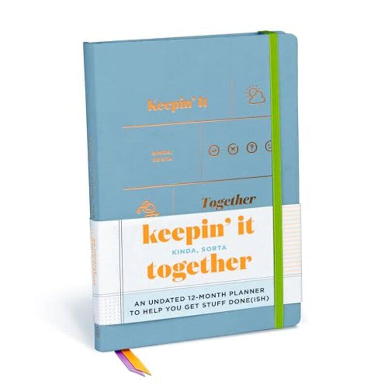 Knock Knock Keepin It Kinda Sorta Together Large Hardcover Planner, Paperback by Knock Knock
Knock Knock Keepin It Kinda Sorta Together Large Hardcover Planner, Paperback by Knock Knock