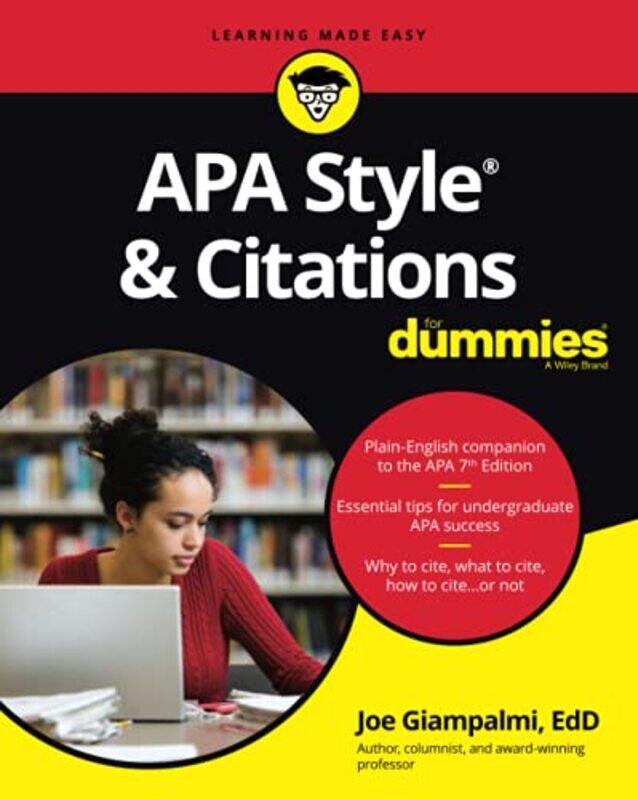 APA Style & Citations For Dummies by Gill Queen Mary University of London UK KirtonAnne-marie De Montfort University UK Greene-Paperback
APA Style & Citations For Dummies by Gill Queen Mary University of London UK KirtonAnne-marie De Montfort University UK Greene-Paperback