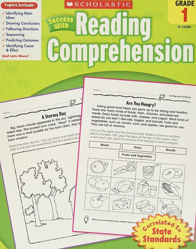 Scholastic Success with Reading Comprehension, Grades 1, Paperback Book, By: Scholastic
Scholastic Success with Reading Comprehension, Grades 1, Paperback Book, By: Scholastic