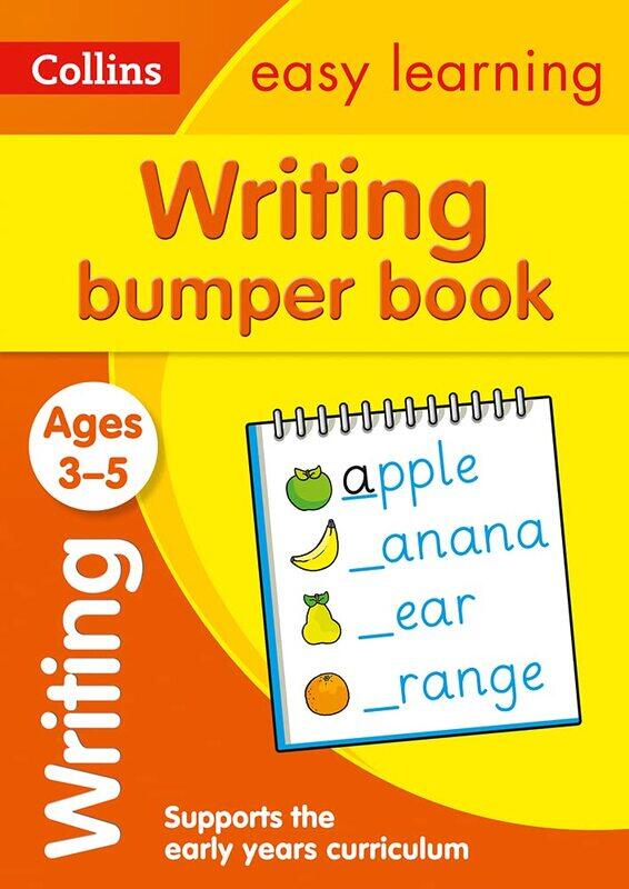 Writing Bumper Book Ages 3-5: Prepare for Preschool with Easy Home Learning, Paperback Book, By: Collins Easy Learning
Writing Bumper Book Ages 3-5: Prepare for Preschool with Easy Home Learning, Paperback Book, By: Collins Easy Learning