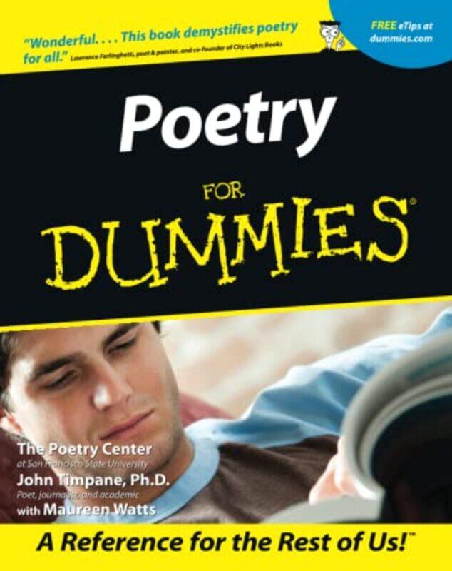 Poetry For Dummies by The Poetry CenterJohn Poet, journalist, and academic Timpane-Paperback
Poetry For Dummies by The Poetry CenterJohn Poet, journalist, and academic Timpane-Paperback