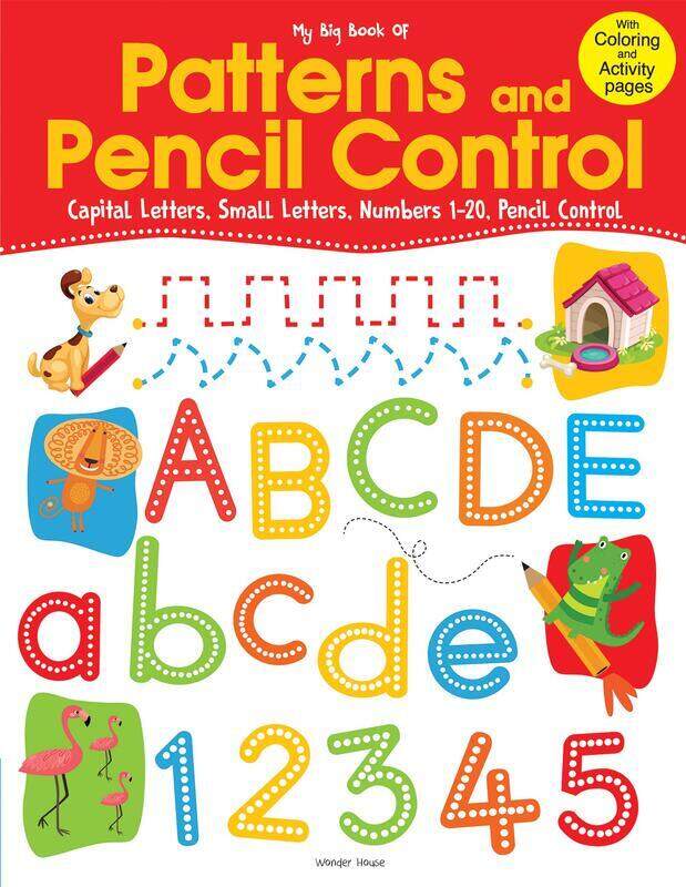 My Big Book Of Patterns And Pencil Control: Interactive Activity Book For Children To Practice Patt, Paperback Book, By: Wonder House Books
My Big Book Of Patterns And Pencil Control: Interactive Activity Book For Children To Practice Patt, Paperback Book, By: Wonder House Books