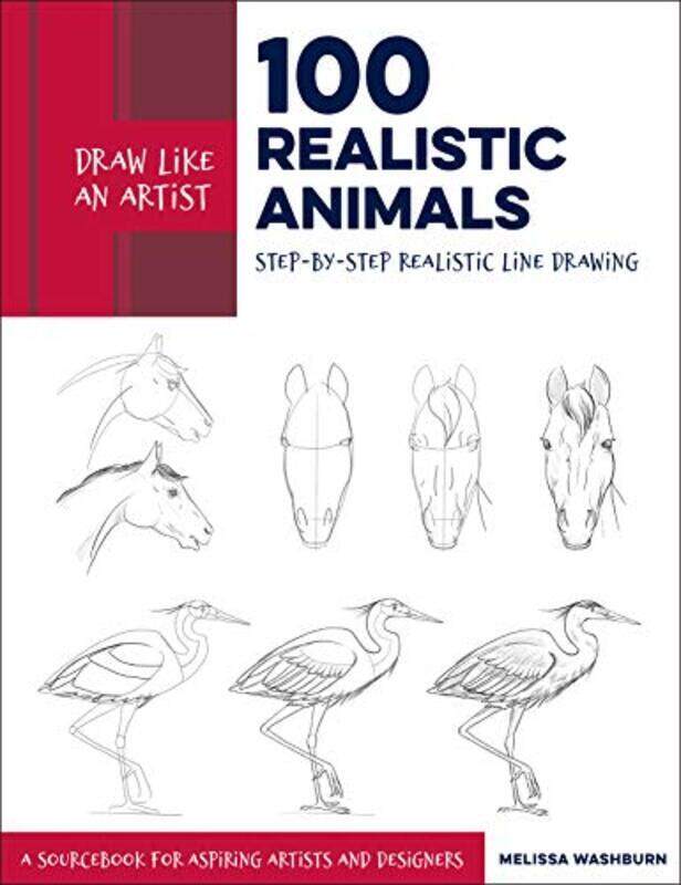 Draw Like an Artist: 100 Realistic Animals: Step-by-Step Realistic Line Drawing **A Sourcebook for , Paperback by Washburn, Melissa
Draw Like an Artist: 100 Realistic Animals: Step-by-Step Realistic Line Drawing **A Sourcebook for , Paperback by Washburn, Melissa