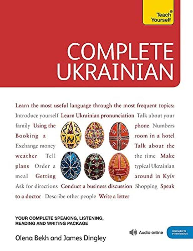 Complete Ukrainian Beginner to Intermediate Course: (Book and audio support),Paperback,by:Bekh, Olena - Dingley, James
Complete Ukrainian Beginner to Intermediate Course: (Book and audio support),Paperback,by:Bekh, Olena - Dingley, James