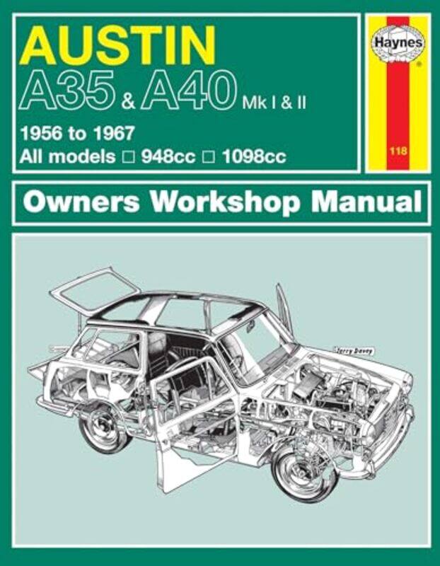 Austin A35 and A40 1956 1967 Haynes Repair Manual by Haynes Publishing-Paperback
Austin A35 and A40 1956 1967 Haynes Repair Manual by Haynes Publishing-Paperback