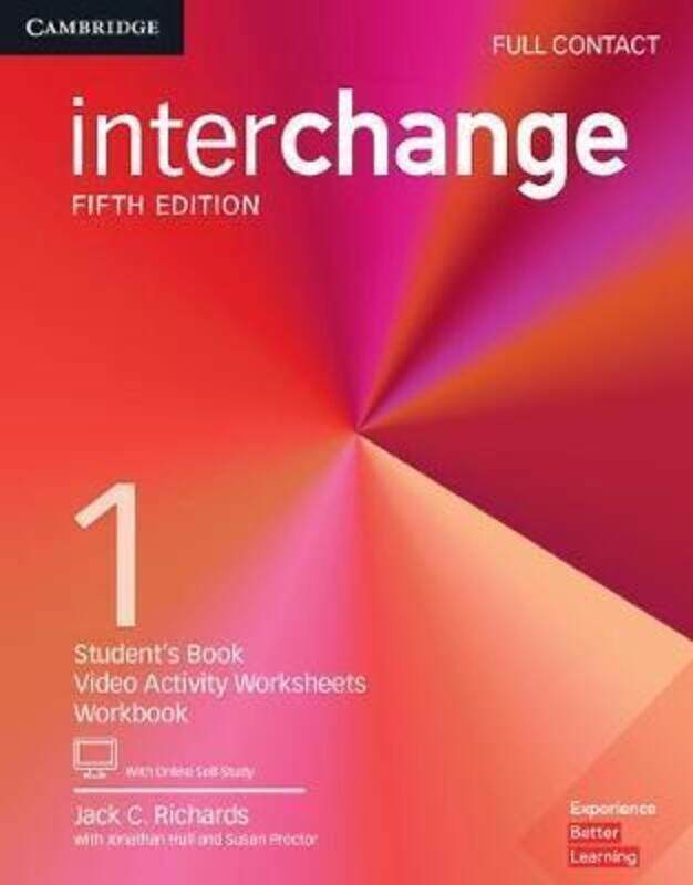 Interchange Level 1 Full Contact with Online Self-Study.paperback,By :Jack C. Richards
Interchange Level 1 Full Contact with Online Self-Study.paperback,By :Jack C. Richards