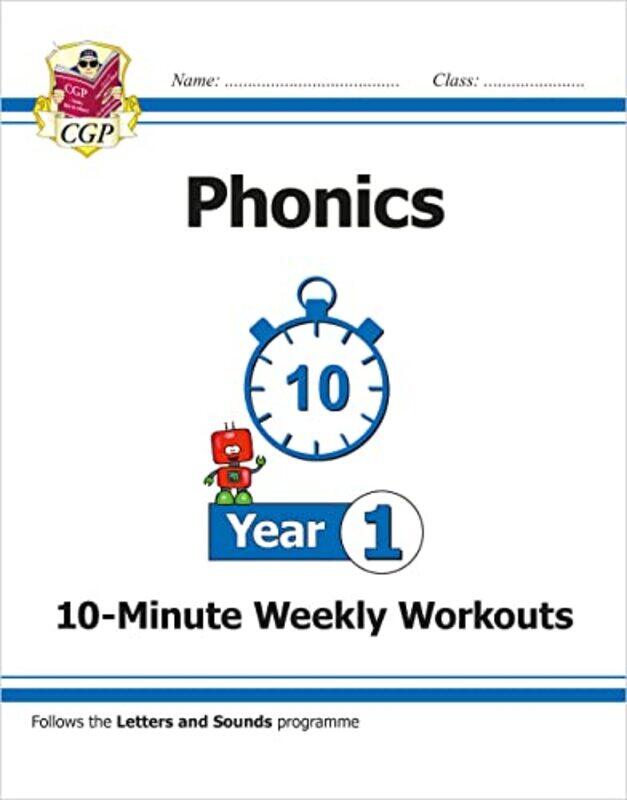 KS1 Year 1 English Phonics 10Minute Weekly Workouts by Clive BellRosi McNab-Paperback
KS1 Year 1 English Phonics 10Minute Weekly Workouts by Clive BellRosi McNab-Paperback