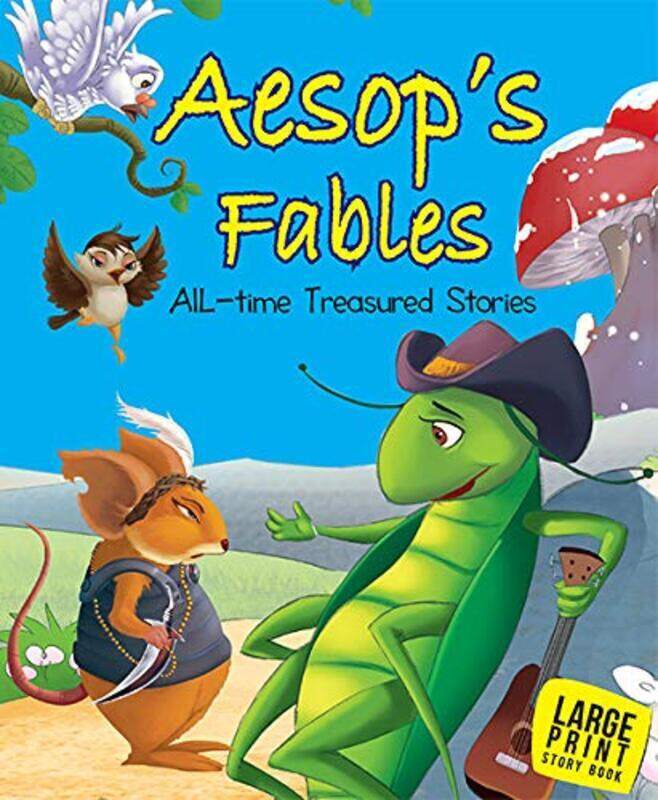 Aesops Fables: All Time Treasured Stories: Large Print, Hardcover Book, By: Om Books International
Aesops Fables: All Time Treasured Stories: Large Print, Hardcover Book, By: Om Books International