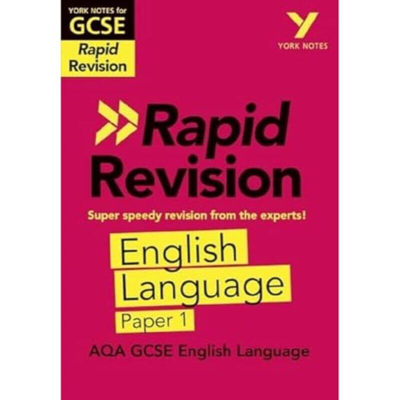 York Notes for AQA GCSE 91 Rapid Revision AQA English Language Paper 1 catch up revise and be ready for the 2025 and 2026 exams-Paperback
York Notes for AQA GCSE 91 Rapid Revision AQA English Language Paper 1 catch up revise and be ready for the 2025 and 2026 exams-Paperback