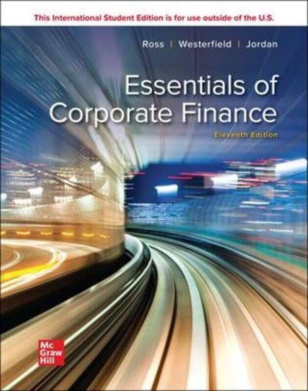 Essentials of Corporate Finance ISE by Stanislav AseyevLidia Wolanskyj-Paperback
Essentials of Corporate Finance ISE by Stanislav AseyevLidia Wolanskyj-Paperback