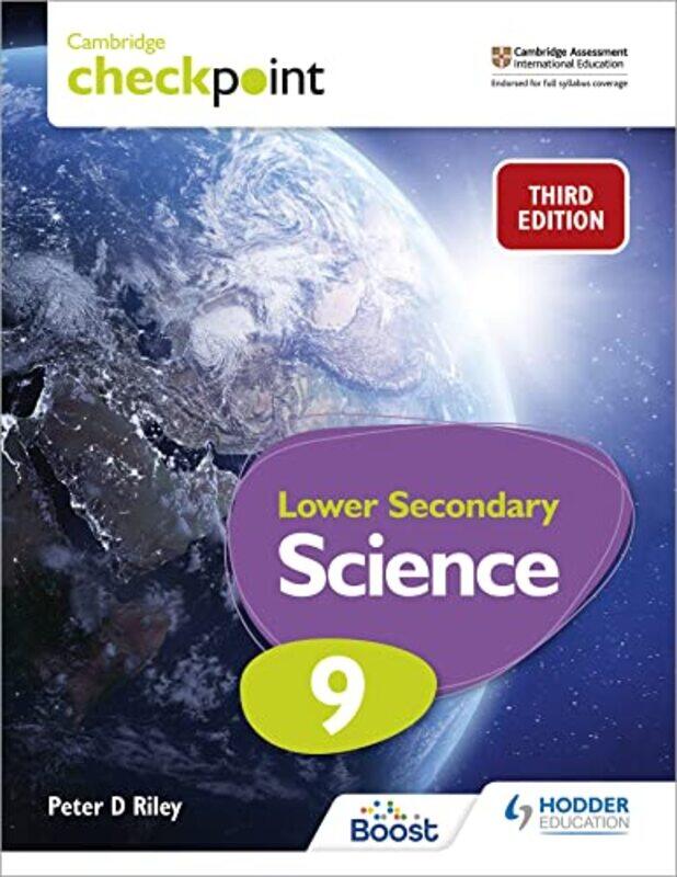 Cambridge Checkpoint Lower Secondary Science Students Book 9 by Eric BonjourDaniel KrobLuca PalladinoFrancois Stephan-Paperback
Cambridge Checkpoint Lower Secondary Science Students Book 9 by Eric BonjourDaniel KrobLuca PalladinoFrancois Stephan-Paperback