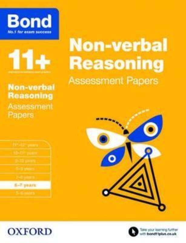 Bond 11+: Non-verbal Reasoning: Assessment Papers: 6-7 years.paperback,By :Primrose, Alison - Bond 11+
Bond 11+: Non-verbal Reasoning: Assessment Papers: 6-7 years.paperback,By :Primrose, Alison - Bond 11+