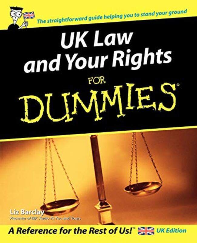 UK Law and Your Rights For Dummies by Liz BBC, UK Barclay-Paperback