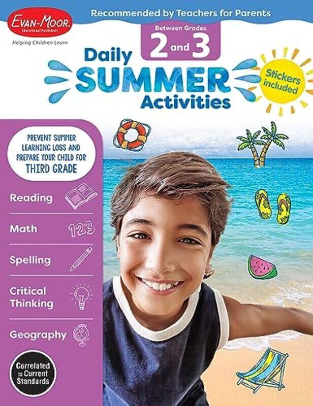 Daily Summer Activities Between 2Nd Grade And 3Rd Grade Grade 2 3 Workbook Moving From 2Nd Grad By Evan-Moor Educational Publishers - Paperback
Daily Summer Activities Between 2Nd Grade And 3Rd Grade Grade 2 3 Workbook Moving From 2Nd Grad By Evan-Moor Educational Publishers - Paperback