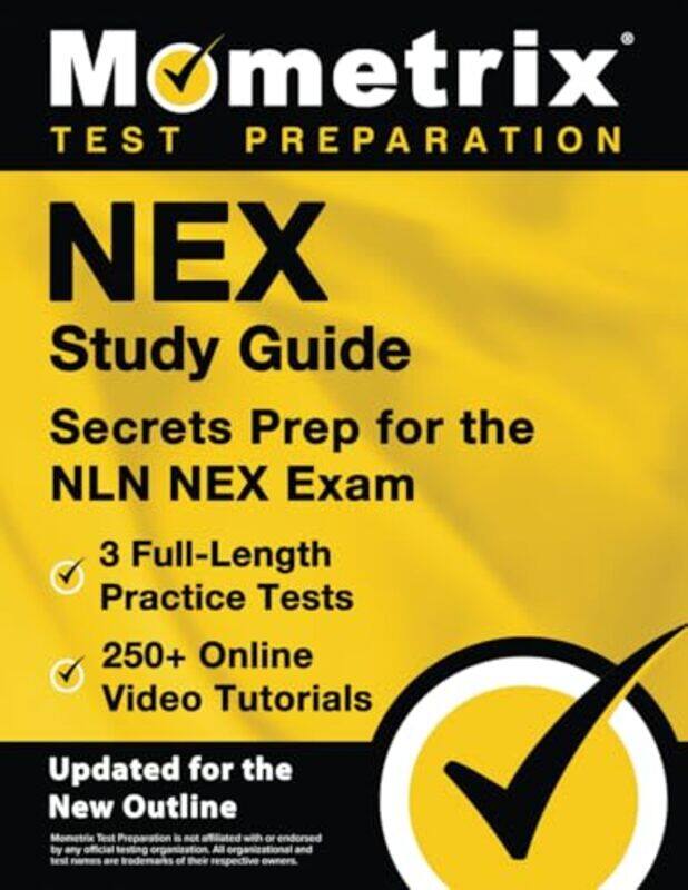 Nex Study Guide 3 Fulllength Practice Tests 250 Online Video Tutorials Secrets Prep For The Nl, Paperback by Matthew Bowling
Nex Study Guide 3 Fulllength Practice Tests 250 Online Video Tutorials Secrets Prep For The Nl, Paperback by Matthew Bowling