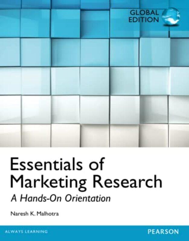 Essentials of Marketing Research Global Edition by Patrick Wyse JacksonJohn Murray-Paperback
Essentials of Marketing Research Global Edition by Patrick Wyse JacksonJohn Murray-Paperback