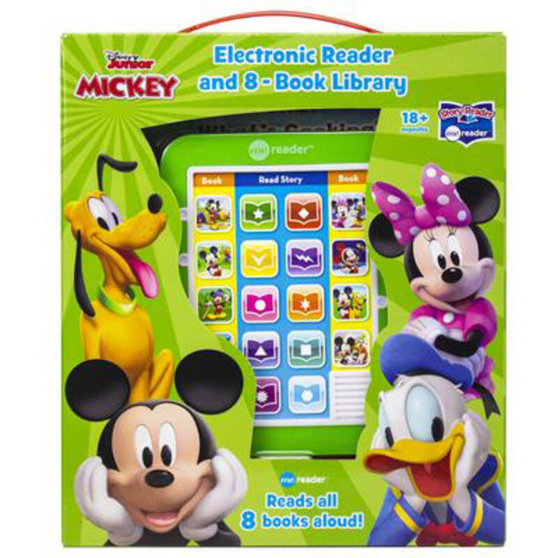 Mickey Mouse Clubhouse Electronic Reader and 8-book Library, Hardcover Book, By: Pi Kids
Mickey Mouse Clubhouse Electronic Reader and 8-book Library, Hardcover Book, By: Pi Kids