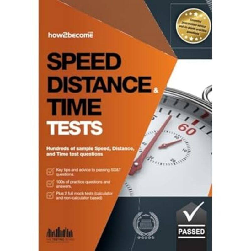 Speed Distance and Time Tests 100s of Sample Speed Distance and Time Practice Questions and Answers by How2Become-Paperback
Speed Distance and Time Tests 100s of Sample Speed Distance and Time Practice Questions and Answers by How2Become-Paperback