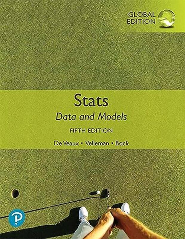 Stats Data and Models Global Edition by Richard De VeauxPaul VellemanDavid Bock-Paperback
Stats Data and Models Global Edition by Richard De VeauxPaul VellemanDavid Bock-Paperback