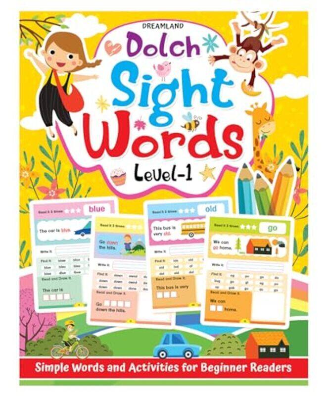 Dolch Sight Words Level 1 Simple Words and Activities for Beginner Readers by Dreamland Publications - Paperback
Dolch Sight Words Level 1 Simple Words and Activities for Beginner Readers by Dreamland Publications - Paperback