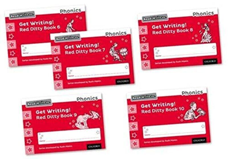 Read Write Inc Phonics Get Writing! Red Ditty Books 610 Mixed Pack of 5 by Betty Reynolds-Paperback
Read Write Inc Phonics Get Writing! Red Ditty Books 610 Mixed Pack of 5 by Betty Reynolds-Paperback