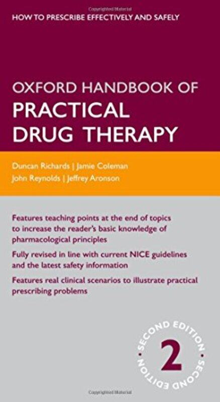 Oxford Handbook Of Practical Drug Therapy By Richards, Duncan (Clinical Director, Glaxosmithkline Academic Discovery, Uk) - Aronson, Jeffrey (Cli Pape
Oxford Handbook Of Practical Drug Therapy By Richards, Duncan (Clinical Director, Glaxosmithkline Academic Discovery, Uk) - Aronson, Jeffrey (Cli Pape