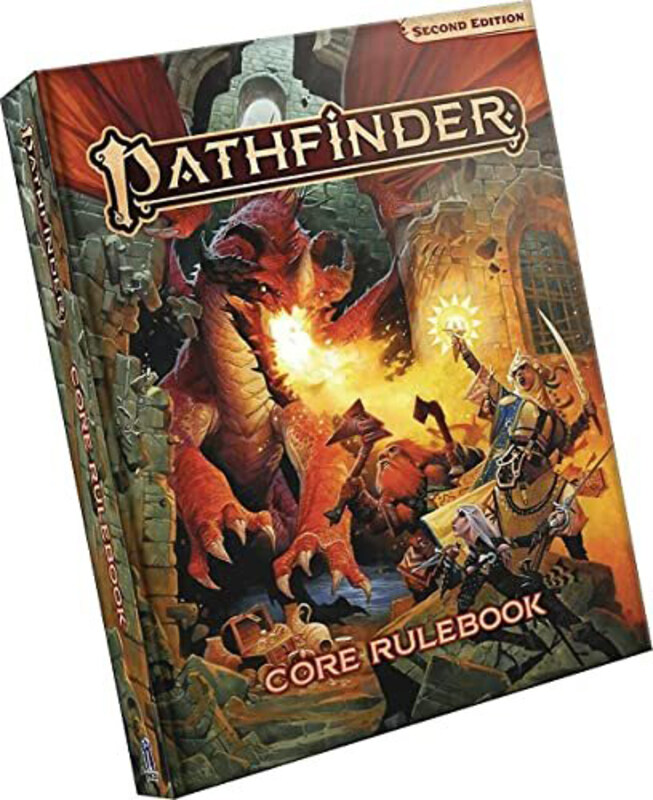 Pathfinder Core Rulebk, Hardcover Book, By: Jason Bulmahn, Logan Bonner, Stephen Radney-MacFarland & Mark Seifter
Pathfinder Core Rulebk, Hardcover Book, By: Jason Bulmahn, Logan Bonner, Stephen Radney-MacFarland & Mark Seifter