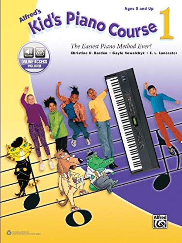 Alfreds Kids Piano Course 1: The Easiest Piano Method Ever!,Paperback by Christine H Barden
Alfreds Kids Piano Course 1: The Easiest Piano Method Ever!,Paperback by Christine H Barden