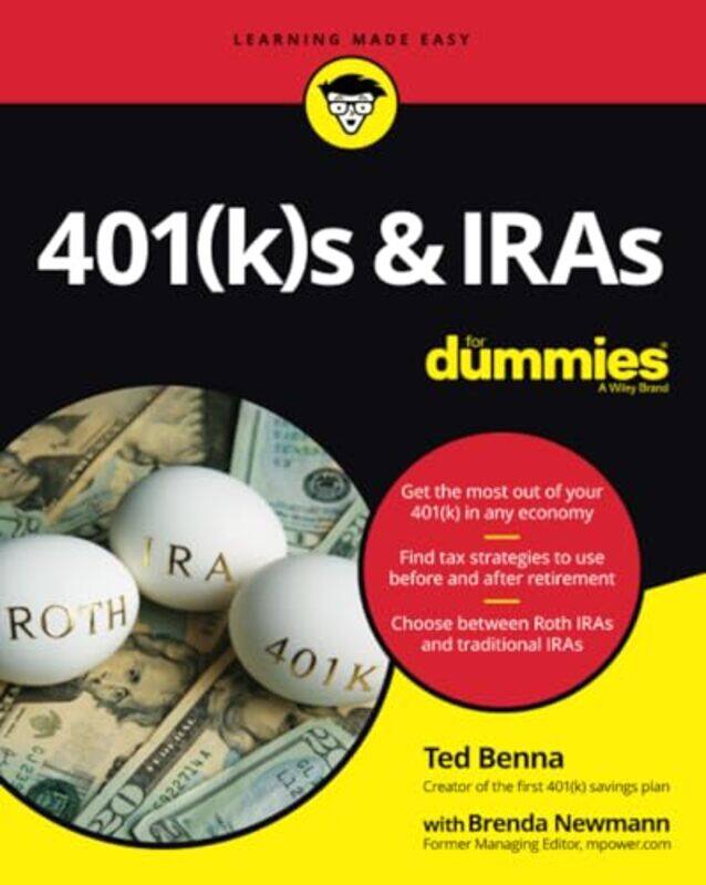 401ks and IRAs For Dummies by Ted Creator of the First 401k plan Benna-Paperback
401ks and IRAs For Dummies by Ted Creator of the First 401k plan Benna-Paperback