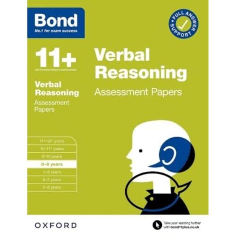 Bond 11 Bond 11 Verbal Reasoning Assessment Papers 89 years by Margaret Peg S SmithVictoria L BillMiriam Gamoran Sherin-Paperback
Bond 11 Bond 11 Verbal Reasoning Assessment Papers 89 years by Margaret Peg S SmithVictoria L BillMiriam Gamoran Sherin-Paperback