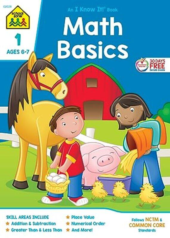 School Zone 1 Math , Paperback by School Zone Publishing - Bannister, Roberta - Hoffman, Joan (John Jay College of Criminal Justice, U
School Zone 1 Math , Paperback by School Zone Publishing - Bannister, Roberta - Hoffman, Joan (John Jay College of Criminal Justice, U