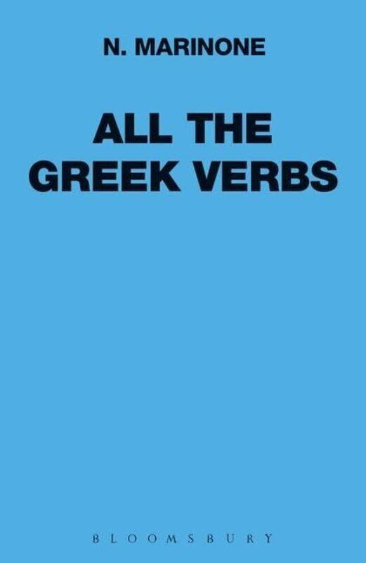 All the Greek Verbs by Matthew University of Surrey BaermanDunstan University of York BrownGreville G University of Surrey Corbett-Paperback
All the Greek Verbs by Matthew University of Surrey BaermanDunstan University of York BrownGreville G University of Surrey Corbett-Paperback