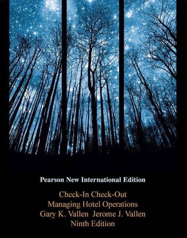 Checkin CheckOut Managing Hotel Operations by Gary VallenJerome Vallen-Paperback
Checkin CheckOut Managing Hotel Operations by Gary VallenJerome Vallen-Paperback