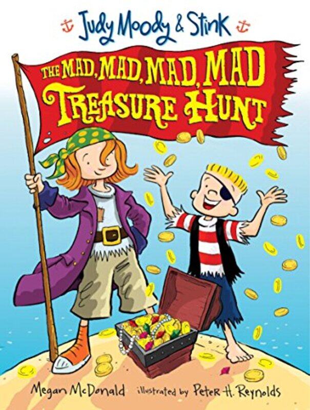 Judy Moody and Stink: The Mad, Mad, Mad, Mad Treasure Hunt,Paperback by Megan McDonald
Judy Moody and Stink: The Mad, Mad, Mad, Mad Treasure Hunt,Paperback by Megan McDonald