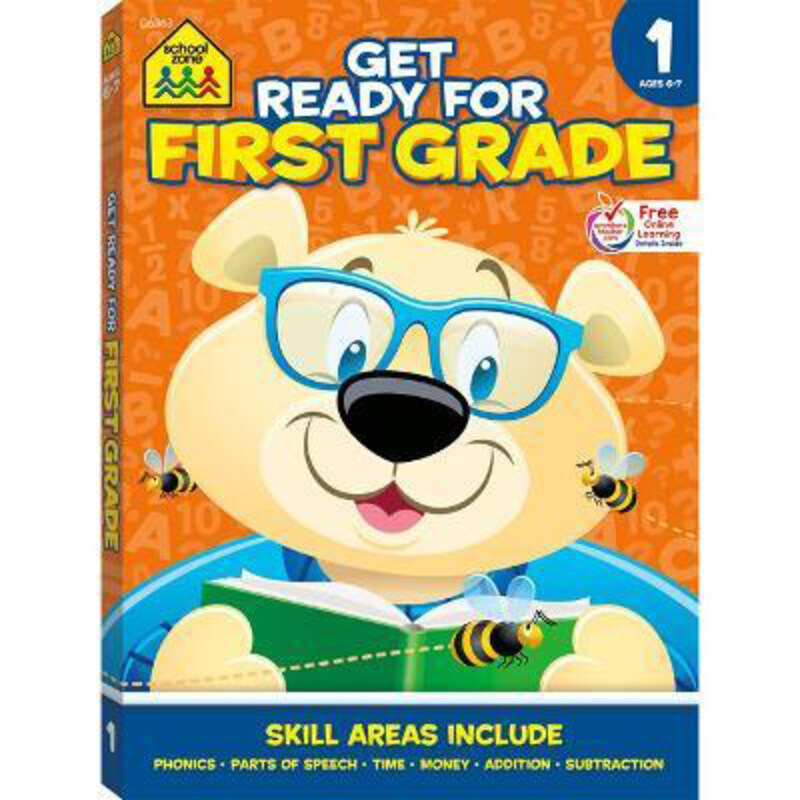 School Zone Get Ready for First Grade Workbook, Paperback Book, By: School Zone
School Zone Get Ready for First Grade Workbook, Paperback Book, By: School Zone
