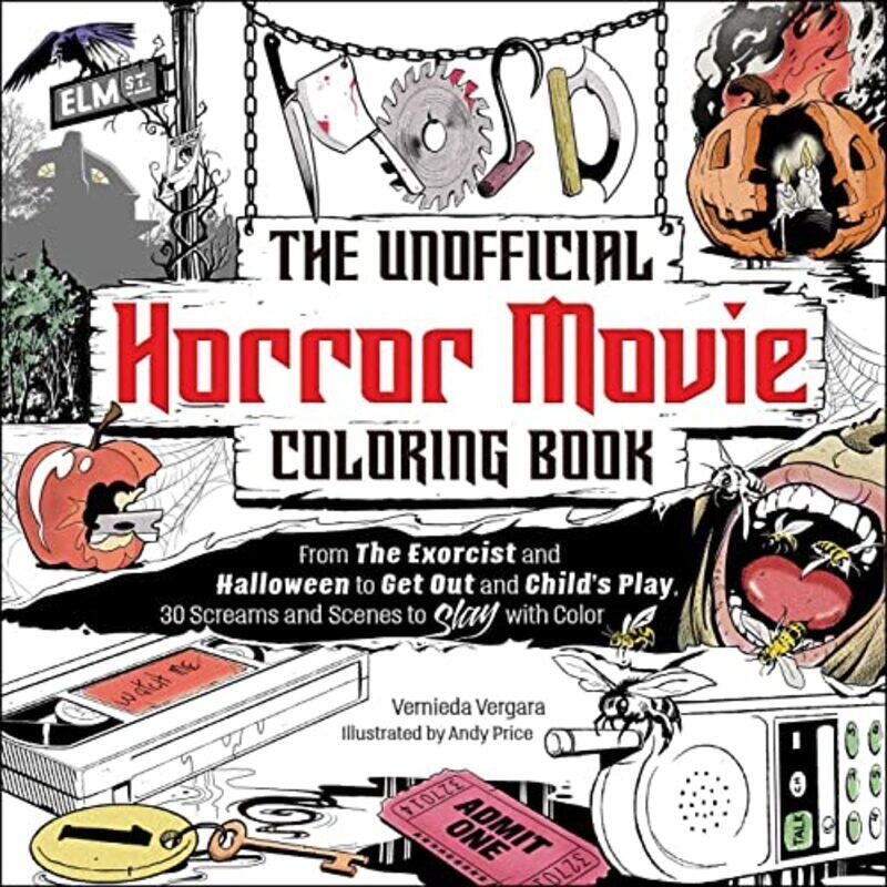 The Unofficial Horror Movie Coloring Book by Vernieda VergaraAndy Price-Paperback
The Unofficial Horror Movie Coloring Book by Vernieda VergaraAndy Price-Paperback