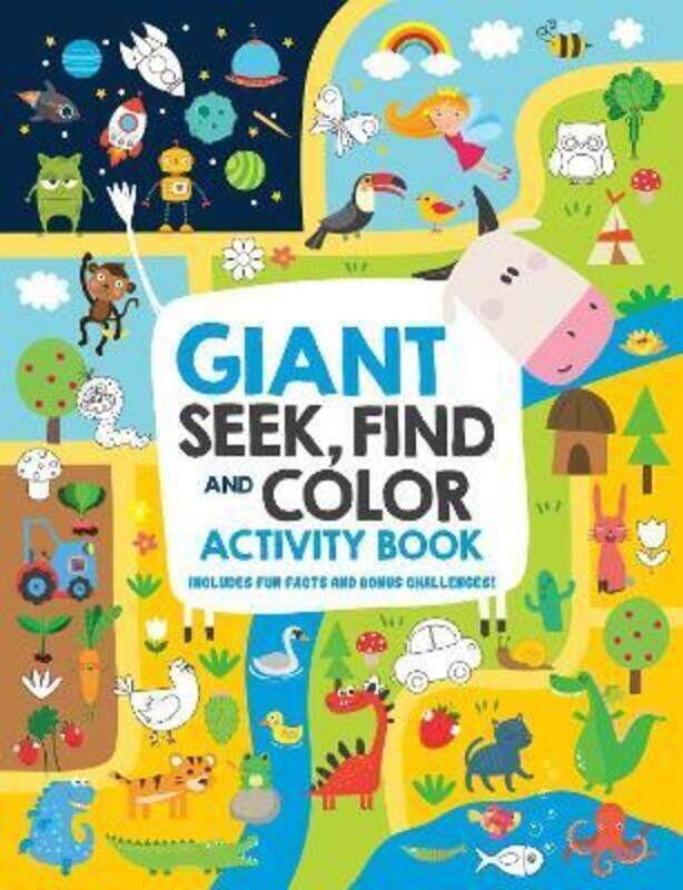 Giant Seek, Find and Color Activity Book: Includes Fun Facts and Bonus Challenges!.paperback,By :Clorophyl Editions
Giant Seek, Find and Color Activity Book: Includes Fun Facts and Bonus Challenges!.paperback,By :Clorophyl Editions