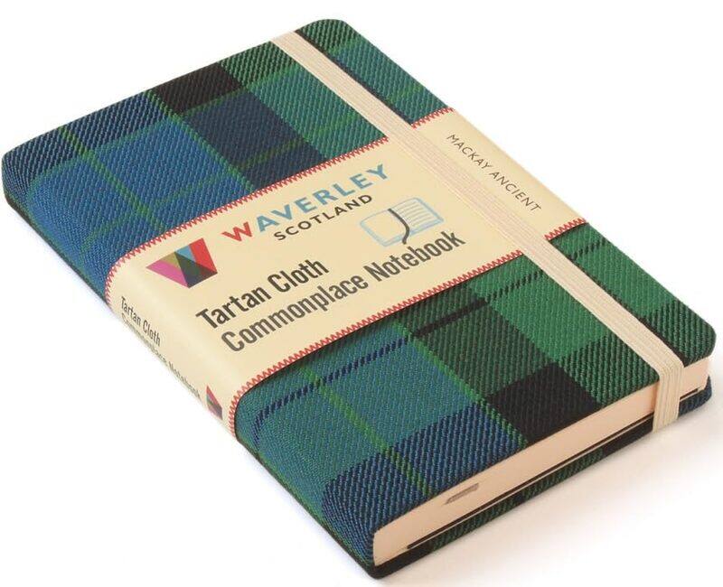 Waverley M MacKay Ancient Tartan Cloth Commonplace Notebook by Liz Eddy-Hardcover
Waverley M MacKay Ancient Tartan Cloth Commonplace Notebook by Liz Eddy-Hardcover