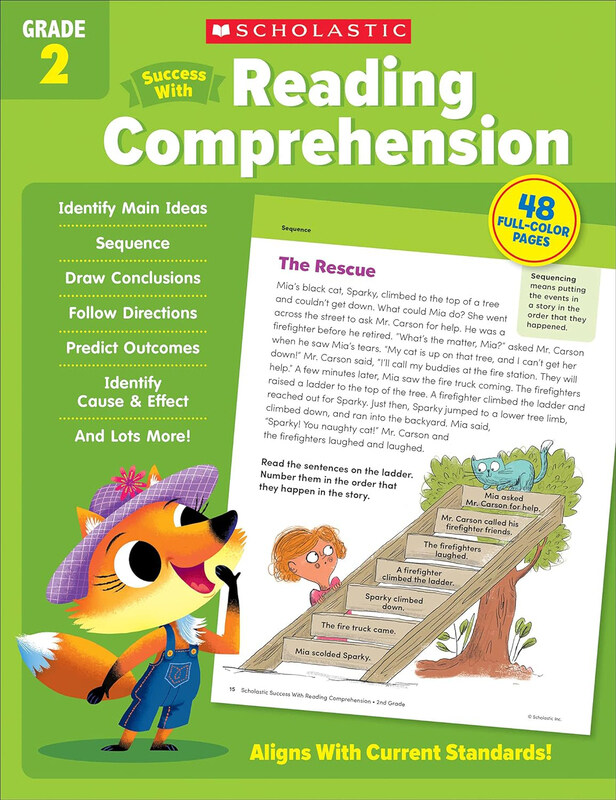 Scholastic Success with Reading Comprehension Grade 2 Workbook, Paperback Book, By: Scholastic Teaching Resources
Scholastic Success with Reading Comprehension Grade 2 Workbook, Paperback Book, By: Scholastic Teaching Resources