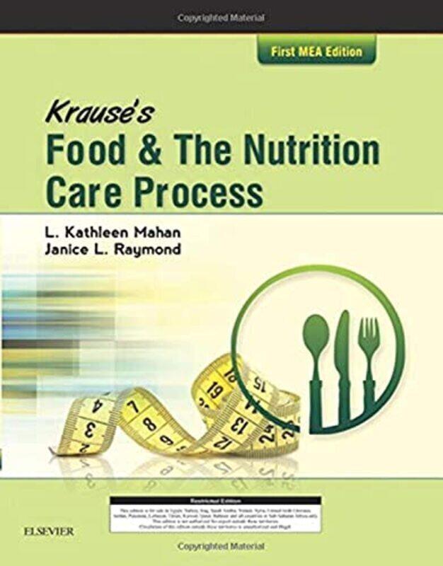 Krauses Food & The Nutrition Care Process Mea Edition by L. Kathleen Mahan, Janice L Raymond Paperback
Krauses Food & The Nutrition Care Process Mea Edition by L. Kathleen Mahan, Janice L Raymond Paperback