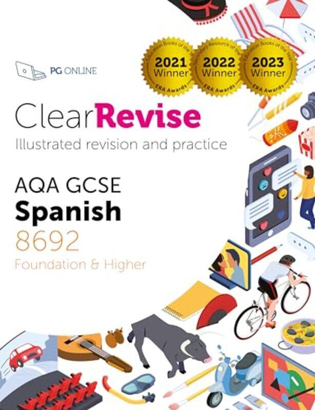 ClearRevise AQA GCSE Spanish 8692 by Matt University of Wolverhampton UK O'Leary-Paperback
ClearRevise AQA GCSE Spanish 8692 by Matt University of Wolverhampton UK O'Leary-Paperback