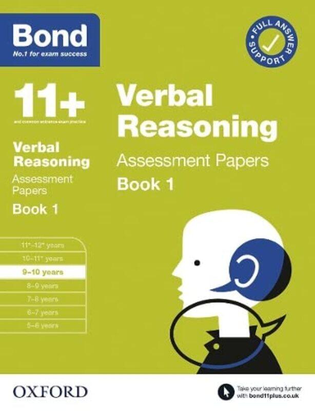 Bond 11+: Bond 11+ Verbal Reasoning Assessment Papers 9-10 years Book 1,Paperback,by:Oxford University Press
Bond 11+: Bond 11+ Verbal Reasoning Assessment Papers 9-10 years Book 1,Paperback,by:Oxford University Press