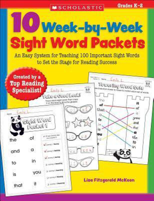 10 Week-By-Week Sight Word Packets: An Easy System for Teaching 100 Important Sight Words to Set the Stage for Reading Success, Paperback Book, By: Li
10 Week-By-Week Sight Word Packets: An Easy System for Teaching 100 Important Sight Words to Set the Stage for Reading Success, Paperback Book, By: Li