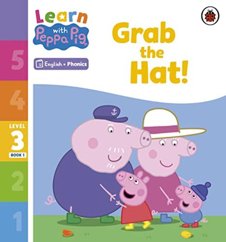 Learn with Peppa Phonics Level 3 Book 1 Grab the Hat Phonics Reader by Peppa Pig-Paperback
Learn with Peppa Phonics Level 3 Book 1 Grab the Hat Phonics Reader by Peppa Pig-Paperback