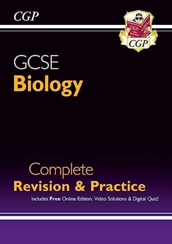 New GCSE Biology Complete Revision & Practice includes Online Ed, Videos & Quizzes Paperback by CGP Books
New GCSE Biology Complete Revision & Practice includes Online Ed, Videos & Quizzes Paperback by CGP Books
